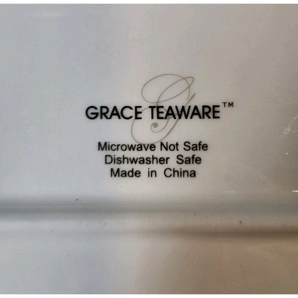 Grace Teaware Serving Dish Metallic Black‎ Leaves Rectangle 14x6